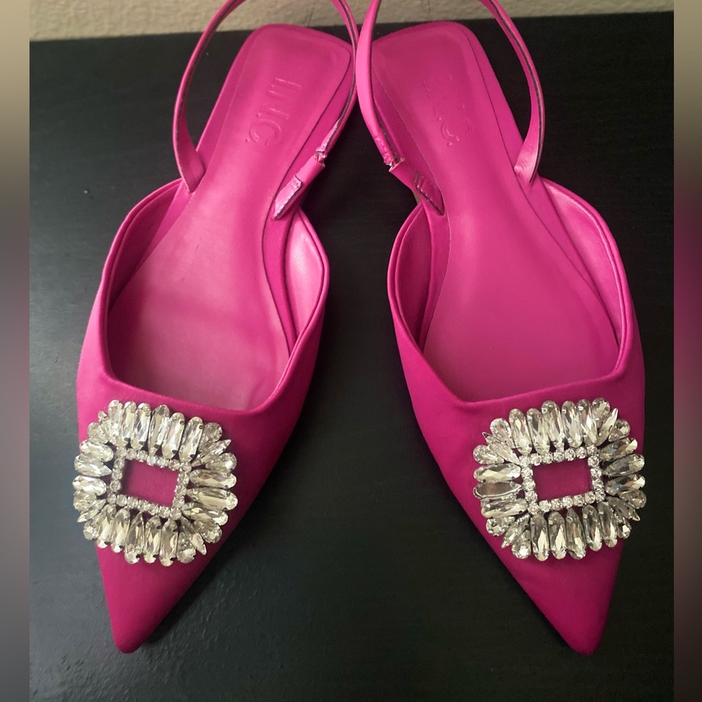 Hot Pink INC sling back sandal